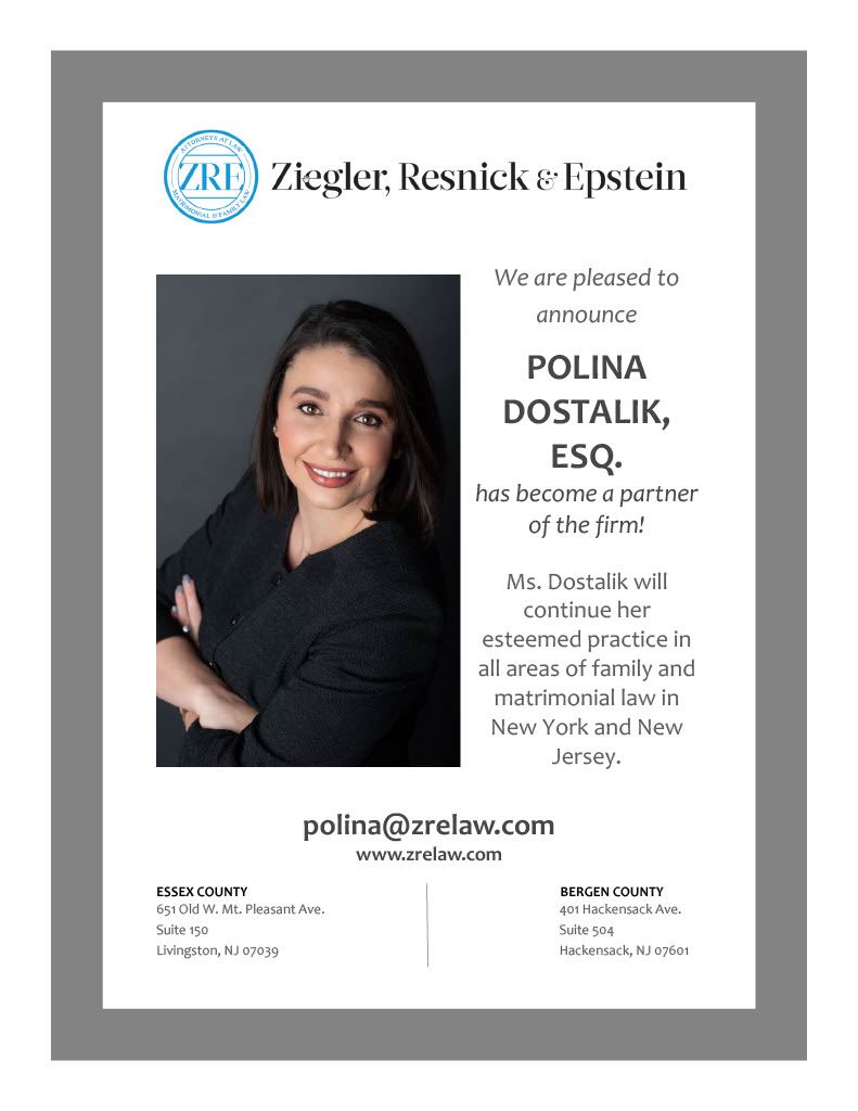 Polina Dostalik has become firm partner at Ziegler, Zemsky & Resnick